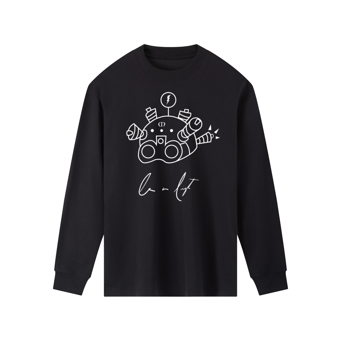 MSPLCD Original Stencil 'Black' Unisex Long-sleeve T-Shirt